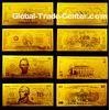 Engrave Gold Banknote , Double logo 99.9 PURE BILL 24 kara Bank note