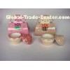 Beautiful Ice Cream Ceramic Jar Scented Candle Gift Sets With Papercard Bag