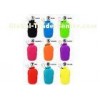 Mini Rubber Silicone Coin Pouch / Wallet With Climbing Hook , Customized