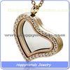 dongguan supplier fashion floating heart locket,jewelry wholesale gold heart locket