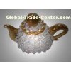 Pyrex Dark brown teapot glass Handicrafts Gift Decoration