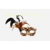 Gold / Silver Couples Half Face Masquerade Masks For Christmas