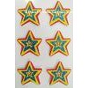 Layered Colored Star Stickers Foam Glittering For Home Decoration  3D Dimensional Layered Fuzzy Stic
