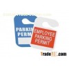 PVC parking permit Transparent or custom holder, Conference Name Badge Holders 30290