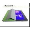 Ultra slim skin side open full PU samsung tab leather cover for samsung P7300 MID