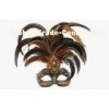 Customized Fashion Brown Venice Carnival Masks For Costume Party