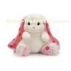 28CM Bunny plush stuffed dolls baby stuffed animals White big ear rabbits