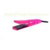 Pink Super Thin Ceramic Hair Straightening Iron With Wide Plate