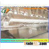 Horizontal vibrating fluidized bed dryer for magnesium chloride