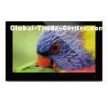 350cd/m2 16:9 13.3 Inch Black Digital Photo Frame With Video Loop Play
