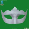 Molded Paper Pulp White Party Masks