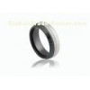 Ceramic Combine 925 Sterling Silver Ring With White Zircon For Wedding CSR0293