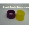Yellow Eco-Friendly Slip Silicone Dinnerware / Silicone Cup Sleeve