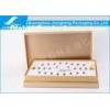 Rectangular Gold Sturdy Cardboard Boxes Lightweight For Skin Care Packaging