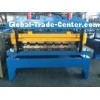 Chain Drive Glazed Tile Roll Forming Machine With Manual Decoiler 2-4m/min Productivity