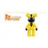 Yellow High Strength Speed Racer Personalized Bear Gifts POPOBE Bear Souvenir