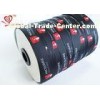 6 / 8" Thermal Transfer Black Wrapping Custom Printed Grosgrain Ribbon