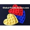 10 Cavity Heart Shape Silicone Ice Cube Colorful Light for making Jelly