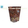 Roasted Nuts Aluminum Foil Stand Up Pouch With Zipper Custom Printed