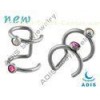 Luster Unique 316l Surgical Steel 14g Body Piercings Jewelry For Women Non - Piercing