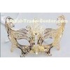 Customized Womens Metal Masquerade Mask With Swarovski Crystal