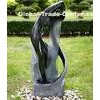 Multi Shape Sculpture Water Fountains Garden Statue Fountains White / Black Color