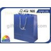 Folding Silver Foil Stamping Custom Retail Shopping Bags for Store / Shopping Mall