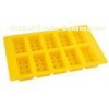 Silicone 10 Cavity Ice Cube Trays , Lego Building Bricks Candy Molds