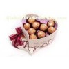 Heart Shape Chocolate  Recycled Cardboard Gift Boxes , OEM