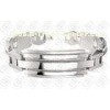 Stylish Stainless Steel Bracelets With Chain , Silver Bracelets For Women