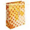 Personalized custom printed Paper Gift Bags, carrier bag with ribbon handle for promotion