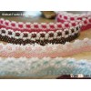 Colorful fabric lace tape for DIY and decoration