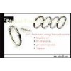 Elegant and Decent Health Care Negative Ion Energy Wristbands Magnetic Titanium Bracelet