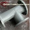 rubber lined carbon steel tee