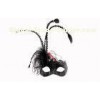 Plastic Cool Handmade Feather Masquerade Mask For Male / Female
