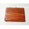 Light Brown Durable Ipad Wooden Case,Brazil Bubinga Material