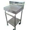 Steel Mobile Receiving Desk , Market Stainless Cash Desk / Equipment Stand