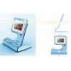 High Resolution Desktop Advertising POS LCD Display Supports Video Loop Play