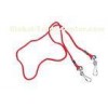 2 swivel hook neck PVC wallet, name badge, ID Card Holder Lanyard 30004