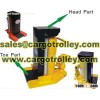 Hydraulic toe jack structure is compact and simple
