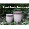 15x15x35cm Contemporary Round Garden Planters For Courtyard / House