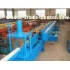 Color Steel Sheet Gutter Roll Forming Machine with K Shape , 8 - 15 m / min
