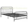 Classic Home King Size Metal Bed French Style For Adult Black Iron Color