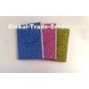 3x4 Mini Memo Note Pads with stylish design glitter finish cover and velcro closure