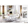 new style 2m rectangle marble dining table furniture