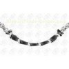 Black Plated 316L Stainless Steel Necklace for Men , Fashion Pendant Necklaces