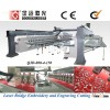 Laser Bridge System Embroidery Machine