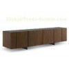 Modern Style Wooden Television Tables Furniture With Plywood Oak Veneer