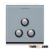Smart Switch Three Gang L N 10A Tempering Glass SRZCSWNGWS133101