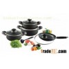 8 Piece Non Stick Aluminum Cookware Set with Thickness 3.0mm